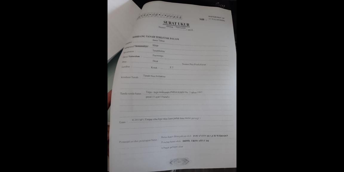 Butuh Uang, Tanah Pekarangan Dijual Ukutan 4.355 m2 Sanankulon Blitar Butuh Uang, Tanah Pekarangan Dijual Ukutan 4.355 m2 Sanankulon Blitar