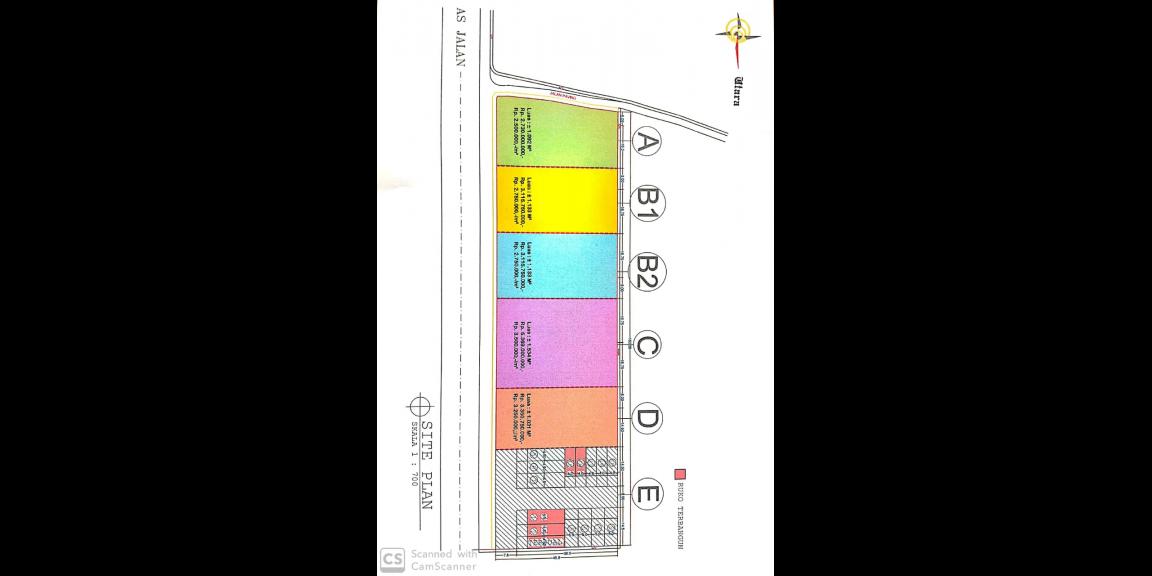 Gambaran luas tanah Gambaran luas tanah