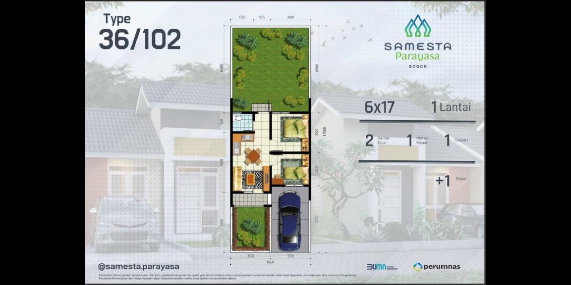 Semesta parayasa type 36/102 Semesta parayasa type 36/102