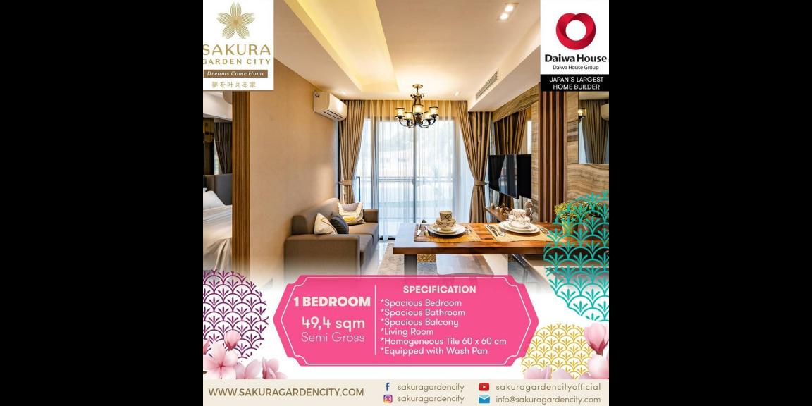 Apartemen Jakarta - Sakura Garden City lahan sewa bandara Halim Perdana Kusuma Apartemen Jakarta - Sakura Garden City lahan sewa bandara Halim Perdana Kusuma