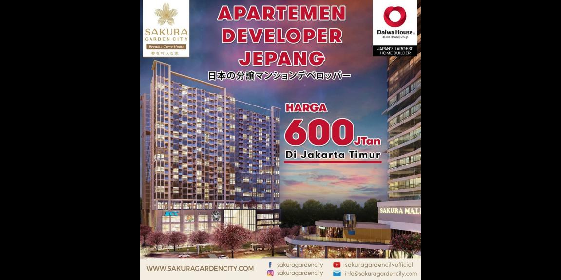 Apartemen Jakarta - Sakura Garden City lahan sewa bandara Halim Perdana Kusuma Apartemen Jakarta - Sakura Garden City lahan sewa bandara Halim Perdana Kusuma