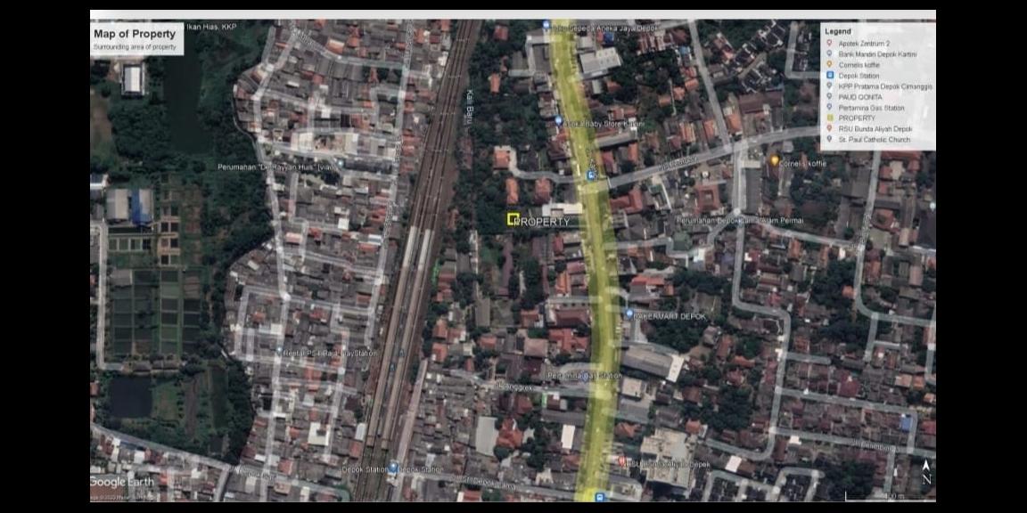 TANAH ADA BANGUNAN LOKASI STRATEGIS AREA PANCORAN MAS, DEPOK TANAH ADA BANGUNAN LOKASI STRATEGIS AREA PANCORAN MAS, DEPOK