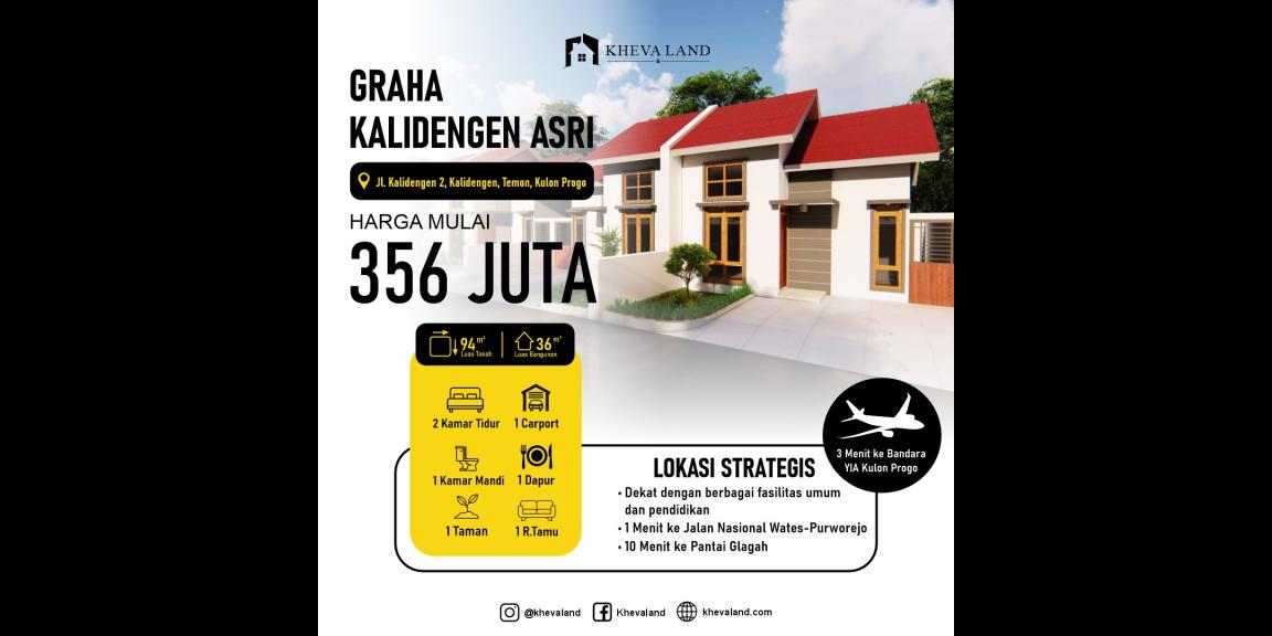 Jual Rumah dekat Bandara YIA Kulon progo Yogyakarta Jual Rumah dekat Bandara YIA Kulon progo Yogyakarta