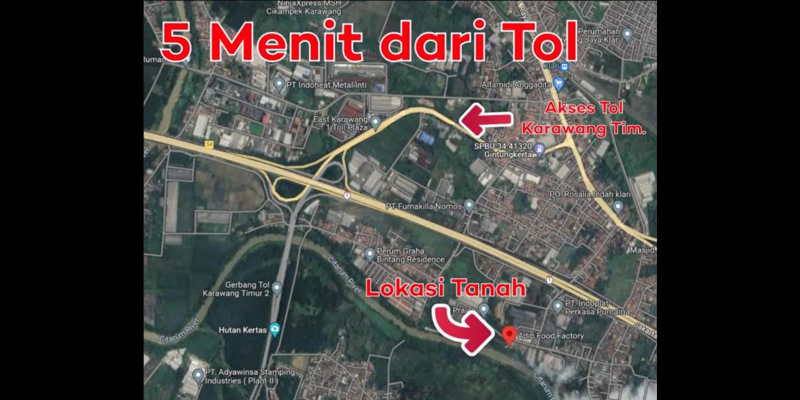 Dijual Gudang Hitung Tanah di Jalan Gintungkerta, Kabupaten Karawang Dijual Gudang Hitung Tanah di Jalan Gintungkerta, Kabupaten Karawang