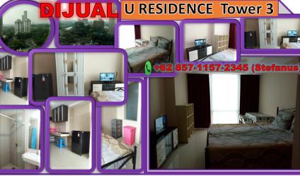 Dijual Apartemen U-Residence Tower 3 Lippo Karawaci, Tangerang