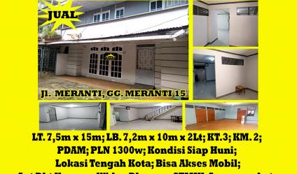 Rumah Dijual Gg. Meranti 15 Kota Pontianak
