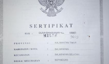 RUMAH BARU RENOVASI PERUM BUKIT PRONA INDAH Sepinggan