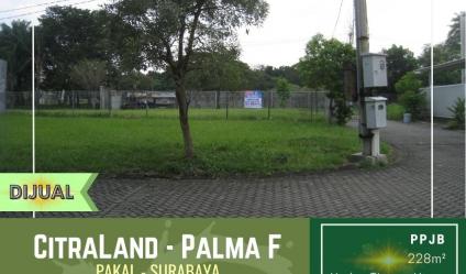 Tanah Hook CitraLand Bukit Palma, Pakal, Surabaya.