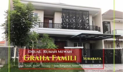 Rumah Mewah 2 Lantai di Graha Famili, Surabaya