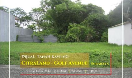 Tanah di Golf Avenue Citraland, Surabaya
