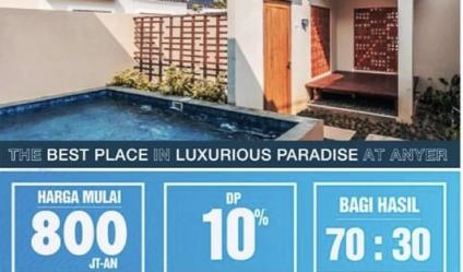 Villa Ubud Anyer Hunian Mewah Investasi Jangka Panjang Passive Income 70:30