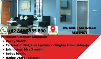 JUAL RUMAH SIDOARJO, JUAL RUMAH MINIMALIS SIDOARJO, WA 0895 - 1533 - 6111