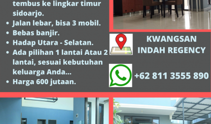 DEPAN EXIT TOL SIDOARJO..!! Rumah Mewah lantai 2, Rumah Mewah Lantai 1, WA 0895 - 1533 - 6111