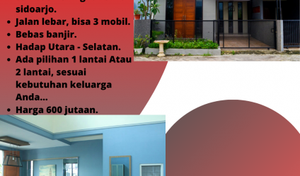PERUMAHAN MURAH di SIDOARJO..!! Info Perumahan Sidoarjo, Kontrakan Perumahan Sidoarjo, WA 0895 - 1533 - 6111
