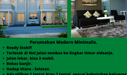RUMAH LANTAI 2 di SEDATI..!! Gambar Perumahan Sidoarjo Kota, Rumah Kontrakan Di Perumahan Sidoarjo, WA 0895 - 1533 - 6111