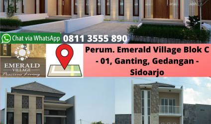 PAMERAN..!!, Perumahan Lantai 2 Emerald Village Gedangan, WA 0895 - 6198 - 50700