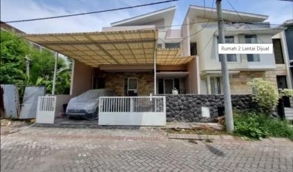 Dijual Rumah 2 lantai Lebar 9 di Perumahan Pantai Mentari Kenjaran Surabaya