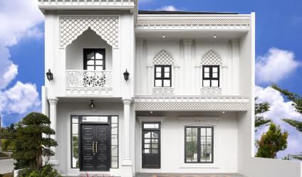 Rumah Mewah dengan Desain Maroko Di Kota Pekanbaru