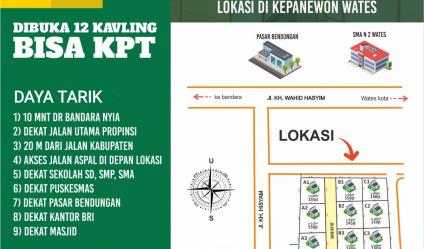 Kavling Dekat Bandara Dekat Wates, Kulonprogo Yogyakarta