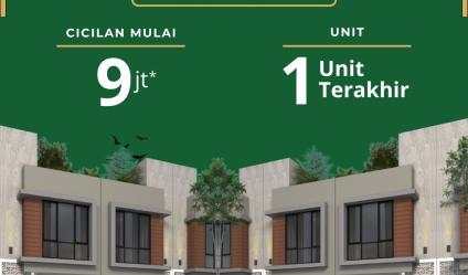 Hunian town house cawang residence ada rooftopnya