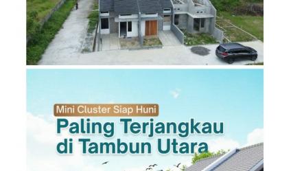 Rumah Cluster Tambun Utara Bekasi 3jt all in 