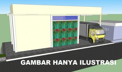 Jual Tanah dan Bangunan eks Gudang Komplek Kemayoran