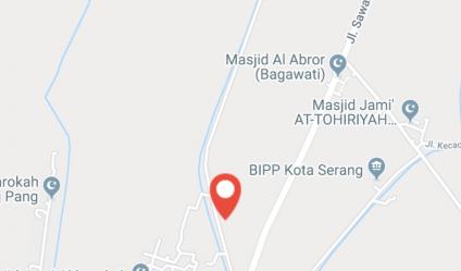 Dijual Sawah 2057 m² Rp 541 juta, pinggir sungai Kalipangpang, JL Sawah  Luhur SERANG 08128138238