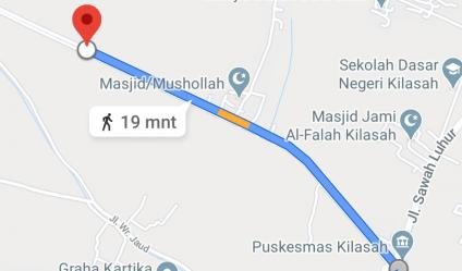 Dijual Sawah 10590 m² Rp 350 ribu/m² Jl  Kilasah Kasemen SERANG, Dpt dibeli sebagian 08128138238