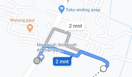 Sawah 2000 m²  Rp 100 ribu/m² belakang  Madrasah Badamusalam Jl Sawah Luhur SERANG 08128138238 