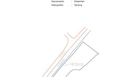 Sawah 1632 m² Rp 300 ribu/m² atau Rp 489 juta pintu air kresek Jl Sawah Luhur KILASAH - SERANG 08128138238