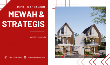 Rumah 2 Lantai Bisa Untuk Kost Ekslusif, Lokasi Premium Sleman Tajem Maguwoharjo Jogja