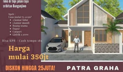 Rumah mewahh berhadiah, akses jalan lancar di Bantul