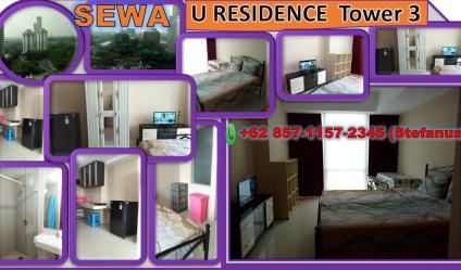 Disewakan Apartemen U-Residence Tower 3 Lippo Karawaci, Tangerang