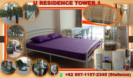 Dijual Apartemen U-Residence Tower 1 Lippo Karawaci, Tangerang