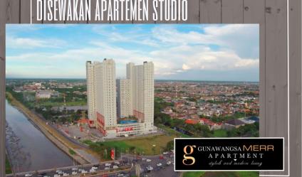 DiSewakan Apartemen Studio Kosongan di Gunawangsa MERR, Surabaya
