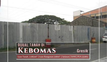 JUAL Tanah Strategis SHM di Kebomas, Gresik