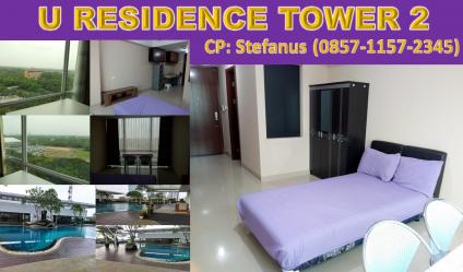 Dijual Apartemen U-Residence Tower 2 Lippo Karawaci, Tangerang