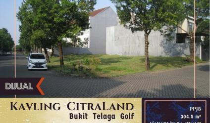 Kavling Hook CitraLand, Bukit Telaga Golf, Surabaya