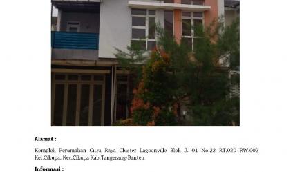 Dijual Rumah dalam Komplek Perumahan Citra Raya
