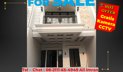 Dijual Rumah Baru Siap Huni Lingkungan Exclucive Bebas Banjir Berhadiah 3 CCTV Indoor Wifi Ezviz H1c