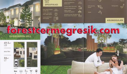Dijual Rumah Baru 2 Lantai Cluster Forest Cerme Gresik Type Evergreen Hill - Foto 001