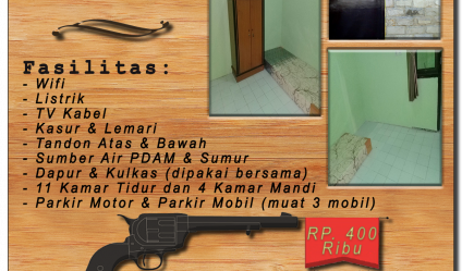 Kost Putra Murah di Perumahan Pongangan Indah PPI Manyar Gresik