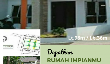 Rumah PROMO AWAL TAHUN di Cikeas DP 0 Biaya 0 