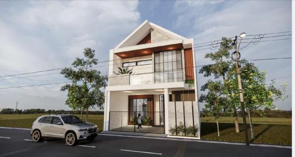 Rumah Baru Gress Lebar 9 On Progress Lokasi Babatan Pantai Surabaya