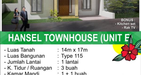 Rumah Hansel Townhouse Purnama, Pontianak, Kalimantan Barat