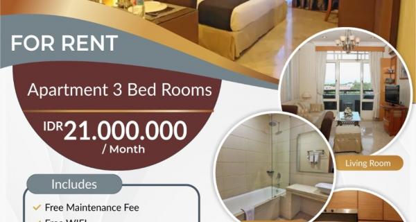 Disewakan Apartment 3 Bedrooms Murah Grand Eska Hotel & Suites - Kota Batam