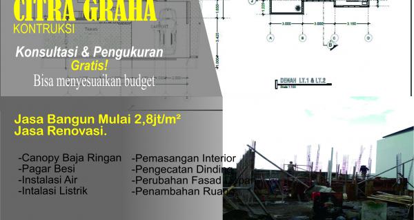 Bangun rumah dengan tenaga profesuional budget menyesuaikan Banguntapan Bantul