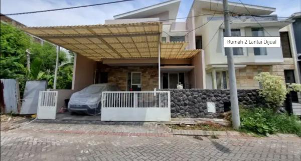 Dijual Rumah 2 lantai Lebar 9 di Perumahan Pantai Mentari Kenjaran Surabaya