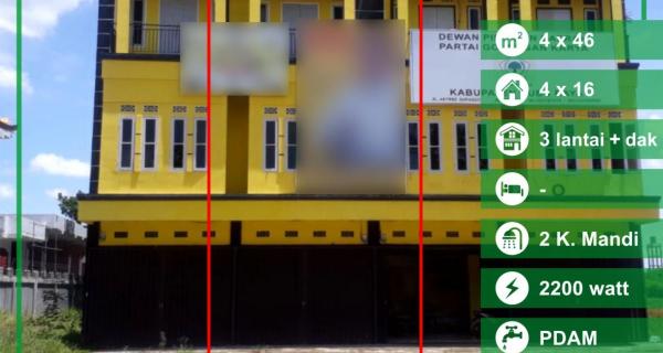 Ruko Arteri Supadio, Pontianak, Kalimantan Barat