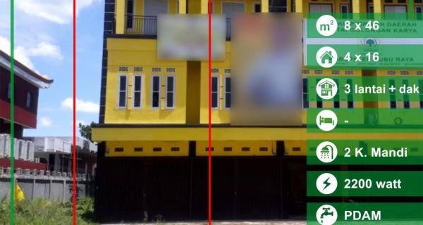 Dijual Ruko Arteri Supadio, Pontianak, Kalimantan Barat